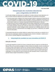 Interpretação dos resultados laboratoriais para o diagnóstico de COVID-19