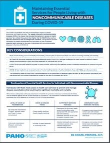 Cover of Maintaining Essential Services for People Living with Noncommunicable Diseases during COVID-19