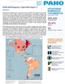 COVID-19 - PAHO/WHO Response, Report 3 