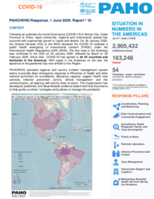 COVID-19 - PAHO/WHO Response, Report 10