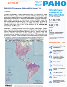 COVID-19 - PAHO/WHO Response, Report 14