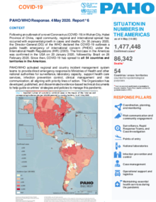 COVID-19 - PAHO/WHO Response, Report 6 