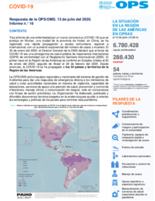 COVID-19 - Respuesta de la OPS/OMS Reporte 16
