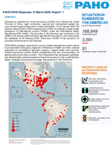COVID-19 - PAHO/WHO Response, Report 1