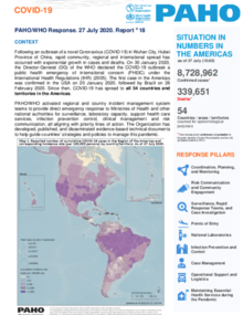 COVID-19 - PAHO/WHO Response, Report 18