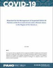 Flowchart for the Management of Suspected COVID-19 Patients at the First Level of Care and in Remote Areas in the Region of the Americas, July 2020