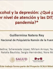 La COVID, el alcohol y la depresión: ¿Qué pasó en México en el primer nivel de atención y las DIT, durante la pandemia? - Guillermina Natera