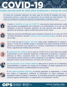 Rastreo personal de salud