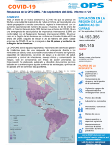 COVID-19 - Respuesta de la OPS/OMS Reporte 24