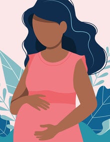 pregnant mother graphic