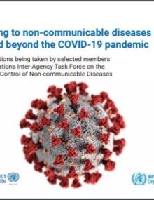 Responding to non-communicable diseases during and beyond the COVID-19 pandemic: examples of actions being taken by selected members of the United Nations Inter-Agency Task Force on the prevention and control of non-communicable diseases