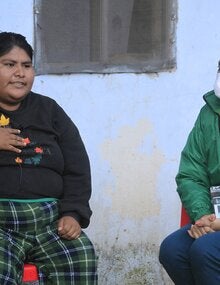 Imagen de intervención de salud mental comunitaria.