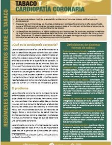 Portada de Tabaco y Cardiopatía Coronaria