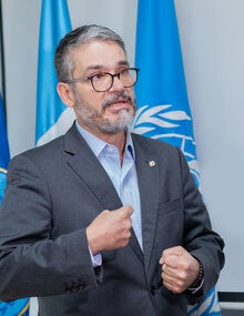 Oscar Barreneche, Representante de la OPS/OMS en Guatemala