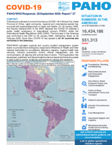 COVID-19 - PAHO/WHO Response, Report 27 