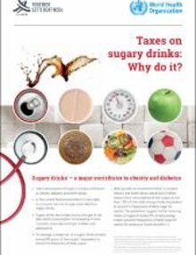 Taxes on sugary drinks WHO