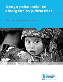 Portada de la publicación con el título, un niño llorando y el logotipo de la OPS.