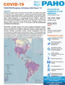 COVID-19 - PAHO/WHO Response, Report 31