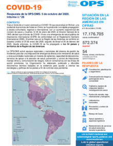 COVID-19 - Respuesta de la OPS/OMS Reporte 28