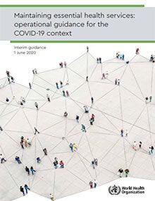 Manteniendo los servicios de salud esenciales