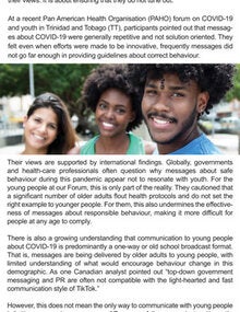 Tuning into youth and COVID-19