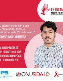 Tarjetas para Redes Sociales: Día Mundial de la Lucha contra el Sida 2020 - En tus manos. Hazte la prueba -1