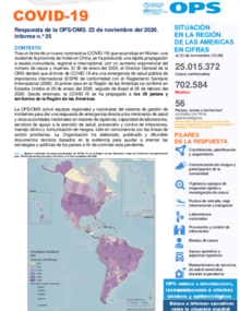 COVID-19 - Respuesta de la OPS/OMS Reporte 35