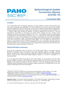  Epidemiological Update: Coronavirus disease (COVID-19) - 11 December 2020