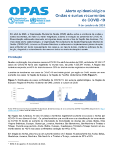 Alerta epidemiológico: Ondas e surtos recorrentes de COVID-19 - 9 de outubro de 2020