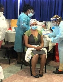 Vaccination begins Guyana