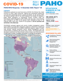 COVID-19 - PAHO/WHO Response, Report 38