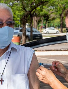 Vaccination against COVID-19. Photo credit: Karina Zambrana