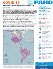 COVID-19 - PAHO/WHO Response, Report 44 (8 February 2021)
