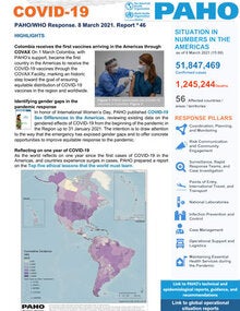 COVID-19 - PAHO/WHO Response, Report 46 (8 March 2021)