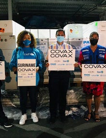 Suriname receives its first COVID-19 vaccines through the COVAX Facility