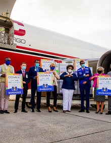 BRB COVAX vaccines arrival