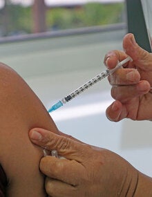 Person received COVID-19 vaccination