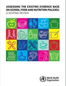 cover of Assessing the existing evidence base on school food and nutrition policies: a scoping review