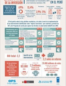 Infografia: Prevención y control de las enfermedades no transmisibles y los trastornos mentales en el Perú: El caso a favor de la inversión