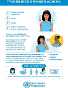 typical side effects COVID-19 vaccine