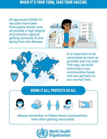 When its your turn, take your vaccine