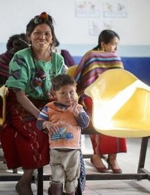 women and children in Guatemala