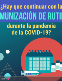 im de rutina durante la pandemia