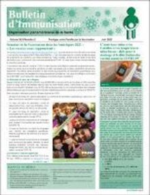 Bulletin d'Immunisation jui 2021