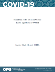 Situación del pueblo rom en las Américas durante la pandemia de COVID-19. Reunión virtual