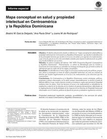 Mapa conceptual en salud y propiedad intelectual en Centroamérica y la República Dominicana