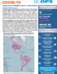 COVID-19 - Respuesta de la OPS/OMS Reporte 50 (7 de mayo de 2021)