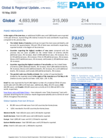 PAHO COVID-19 Daily Update: 18 May 2020 
