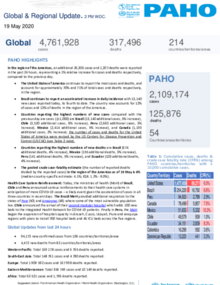 PAHO COVID-19 Daily Update: 19 May 2020 