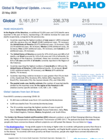 PAHO COVID-19 Daily Update: 23 May 2020 